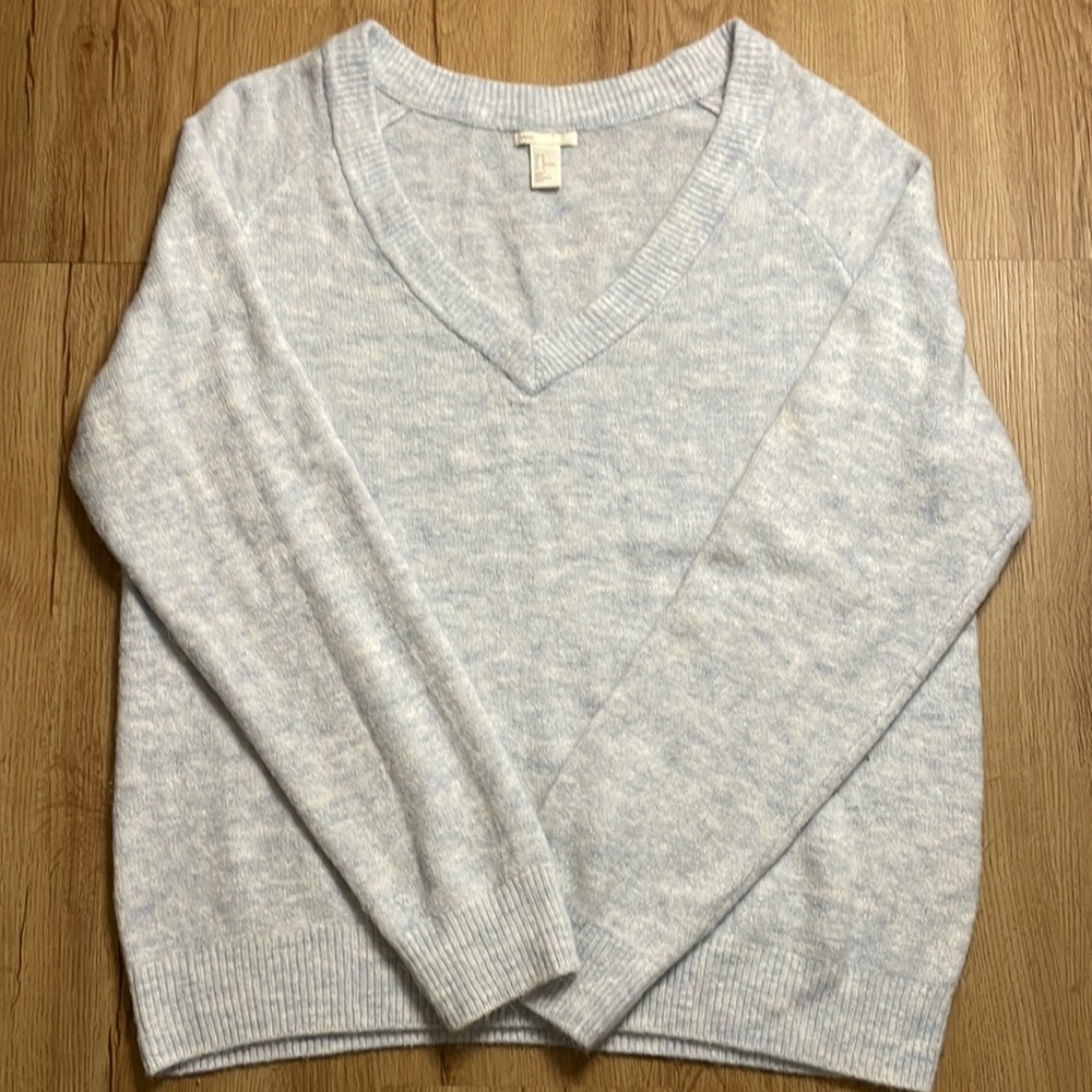 Powder blue oversized sweater